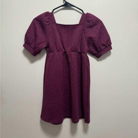 Chic Girls Puff Sleeve Dress - Picture 1 of 4